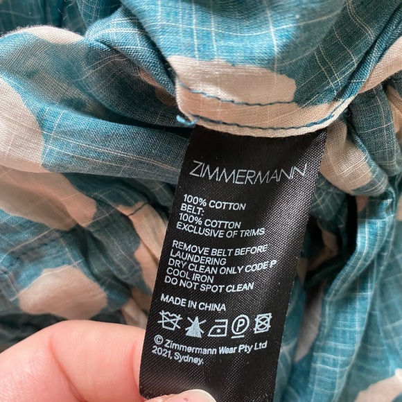 EUC Zimmermann Shelly print swing dress - Picture 12 of 15